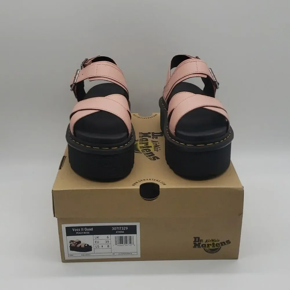 Dr Martens Soft Air Platforms Sandals Size 8 New With Box
